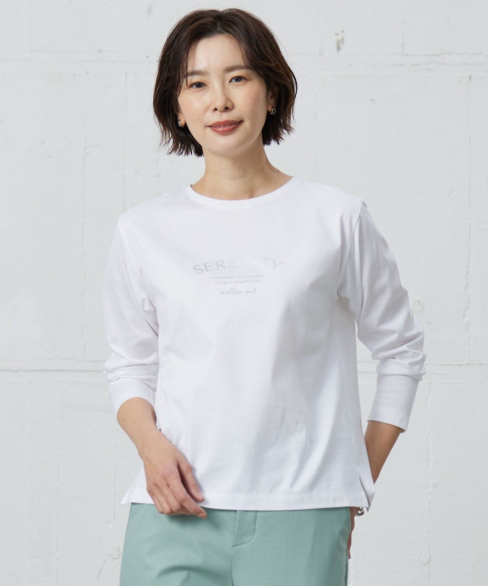 J.PRESS LADIES ロゴ Tシャツ 
