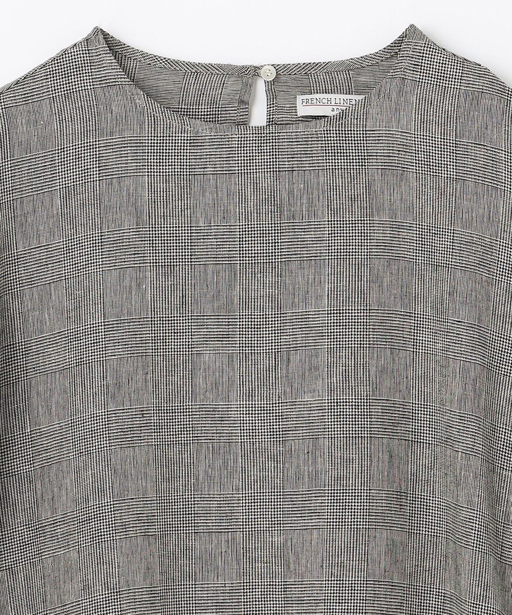 ANY 【洗える】ライトリネンクロスフレアスリーブ ブラウス 