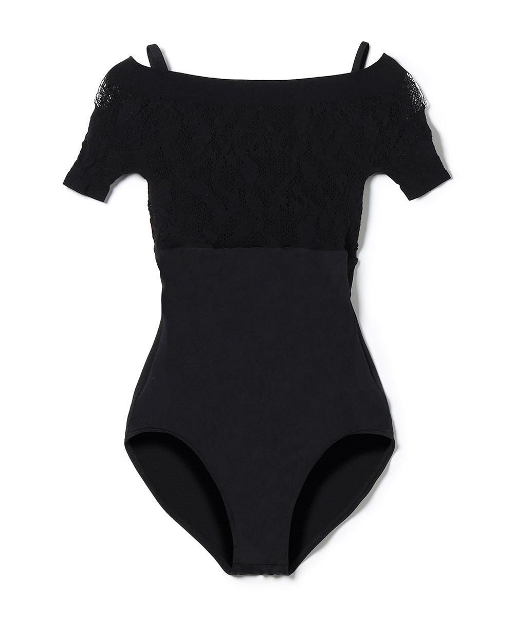 Chacott ハーフスリーブレオタード 