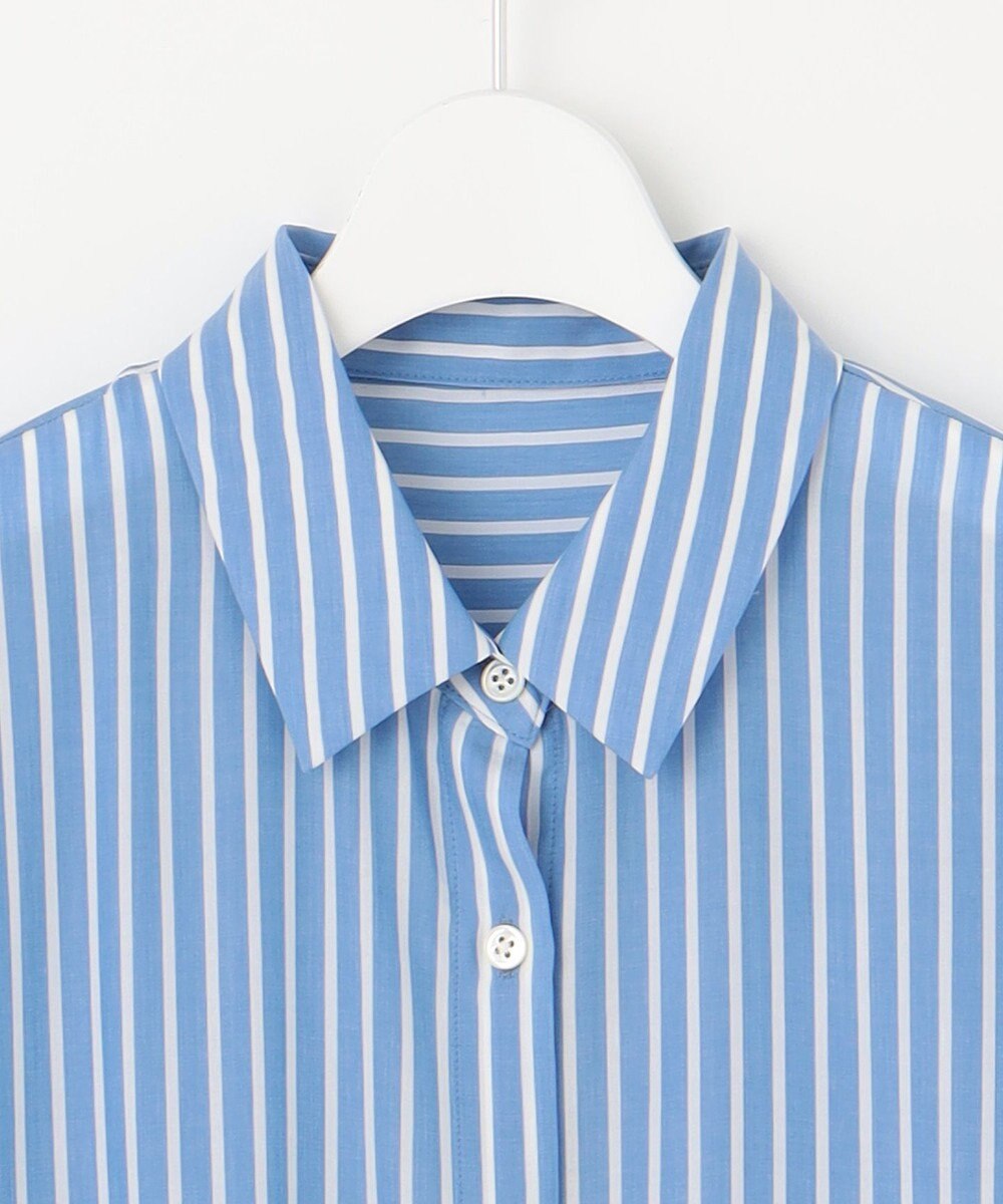 自由区 S 【接触冷感・UVケア・抗菌防臭・洗える】リヨセルポプリン ブラウス 