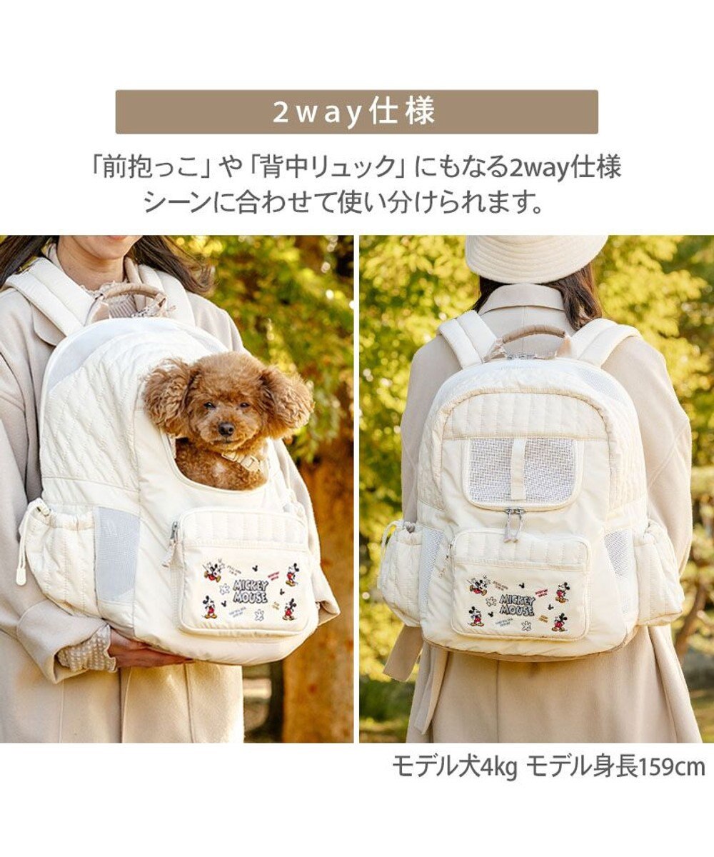 PET PARADISE ディズニー ミッキーマウス 刺繍 リュック 
