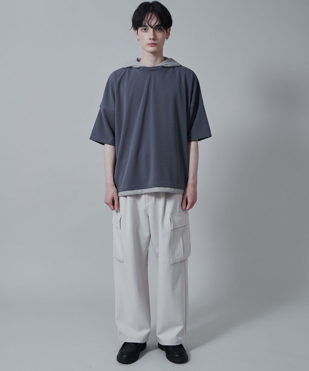 WEGO フェイクレイヤードフードT（S） 