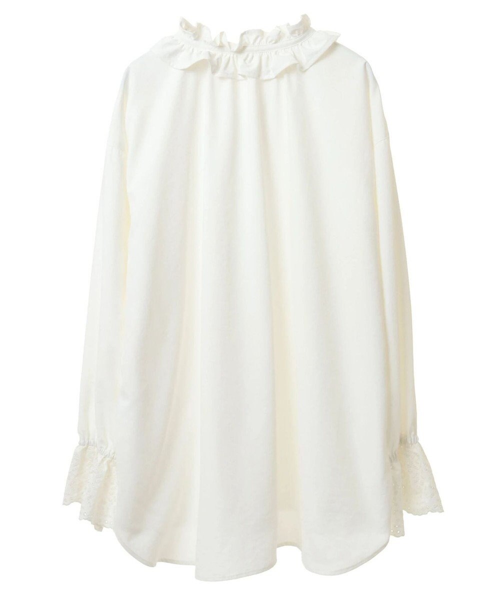 CRAFT STANDARD BOUTIQUE デシンフリル刺繍スリーブブラウス 