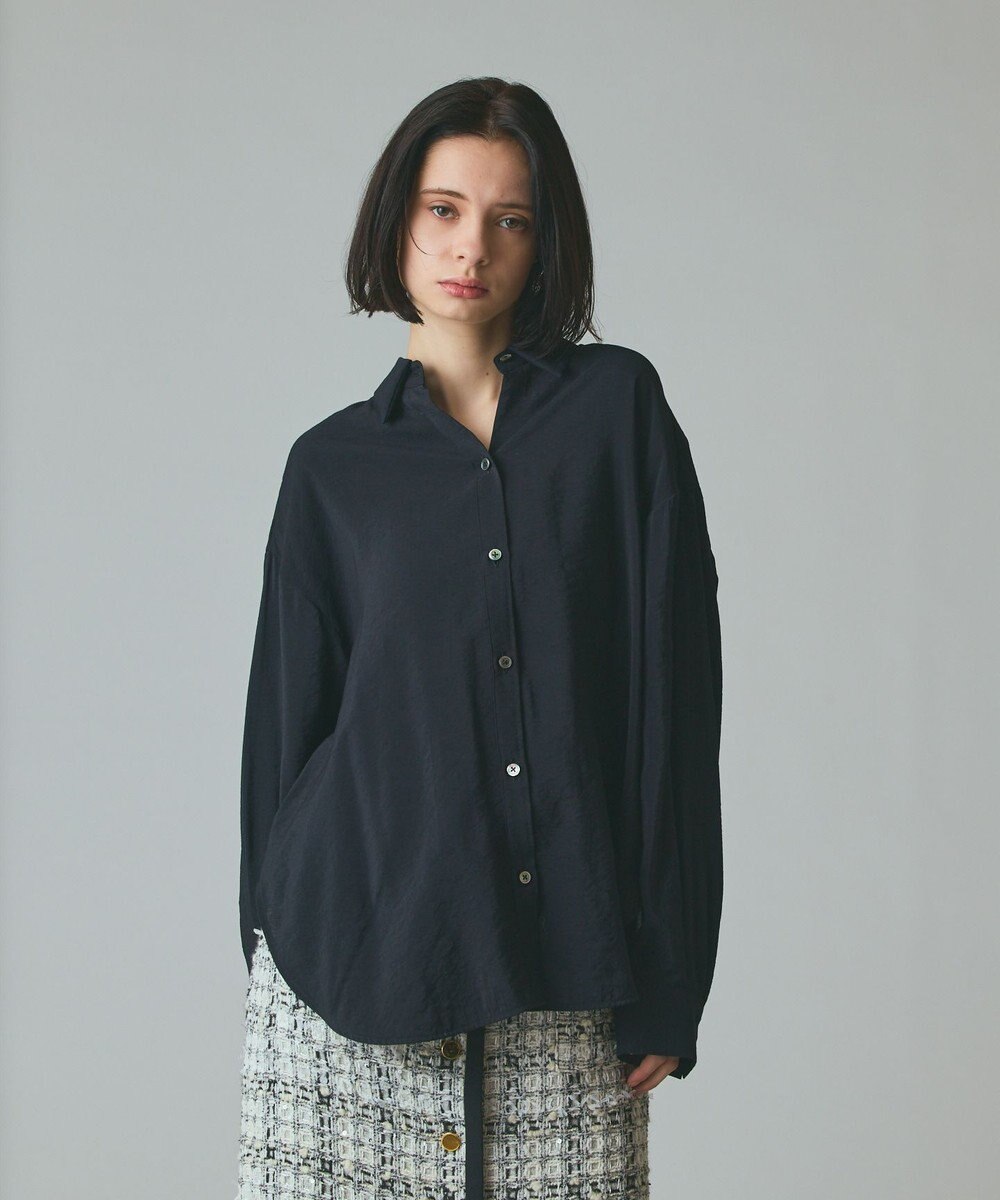 GRACE CONTINENTAL ボウタイシアーシャツ 