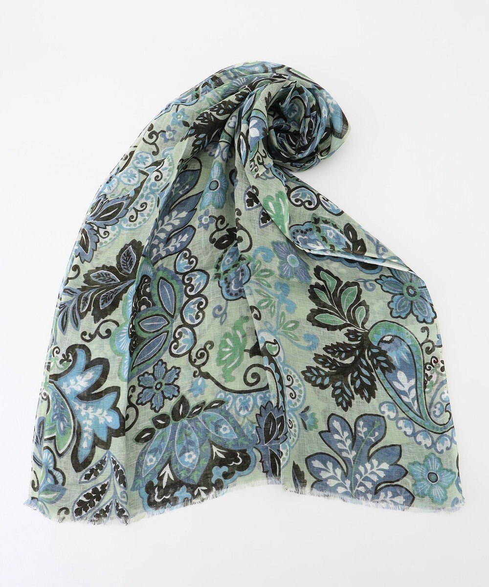 JOSEPH ABBOUD 【CAMERUCCI ARCHIVIO】ボタニカルプリント ストール 