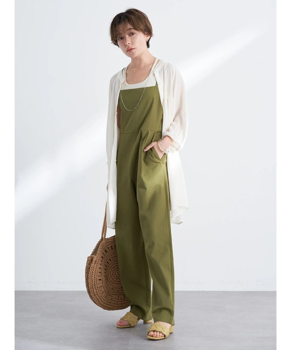 earth music&ecology サロペット Khaki