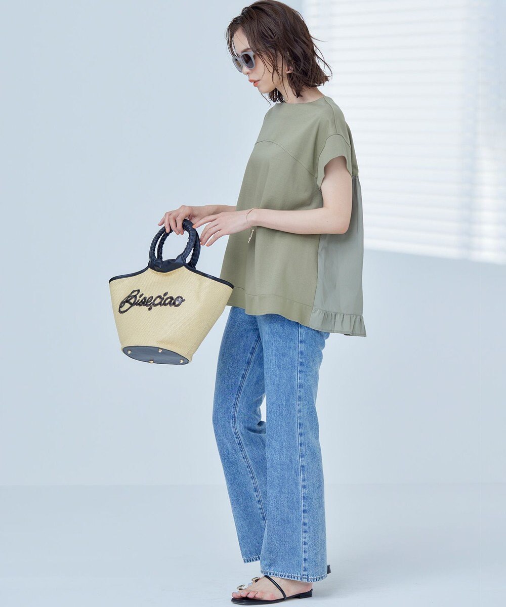 組曲 【WEB限定】コンシャスジャージー チュニックカットソー 