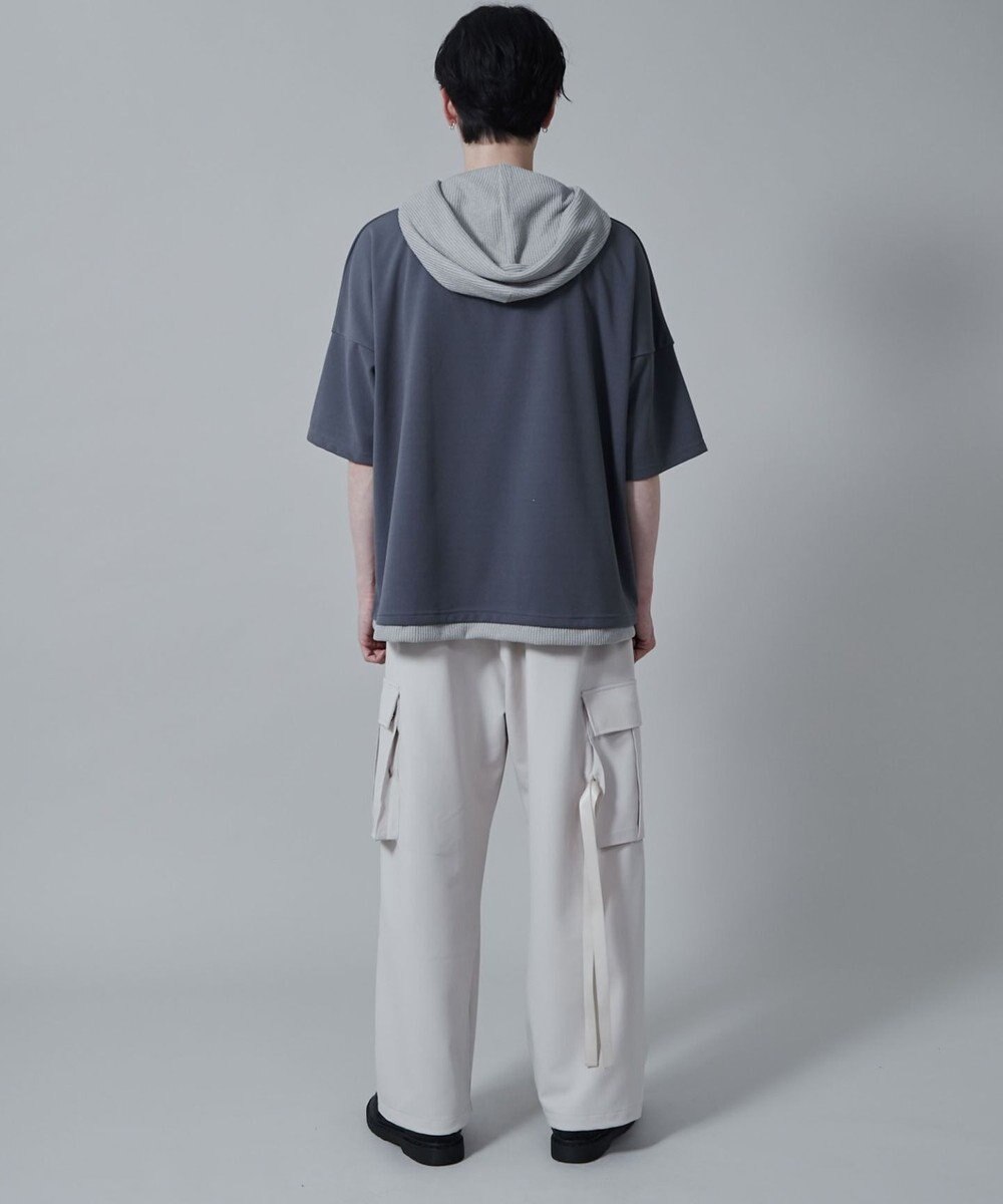 WEGO フェイクレイヤードフードT（S） 