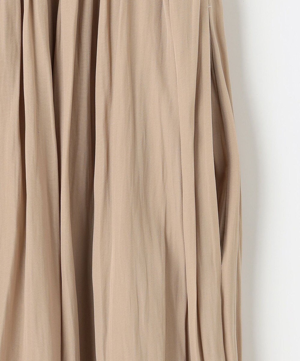 組曲 L 【WEB限定カラーあり】ギャザーライトデシン パンツ 