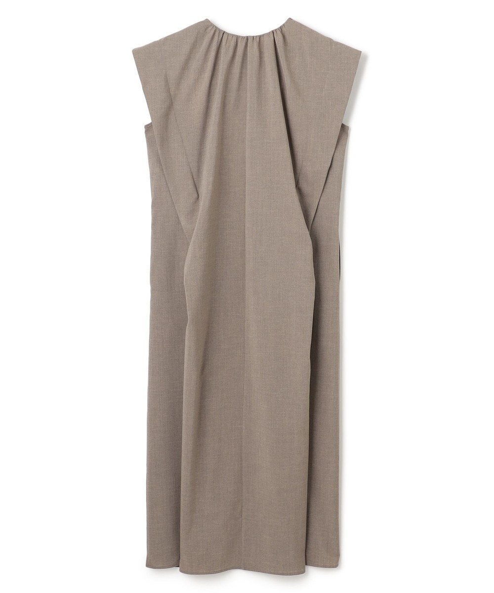 BEIGE， 【洗える/接触冷感/速乾/UVケア対応】BATEAU / フレンチスリーブAラインタックワンピース 