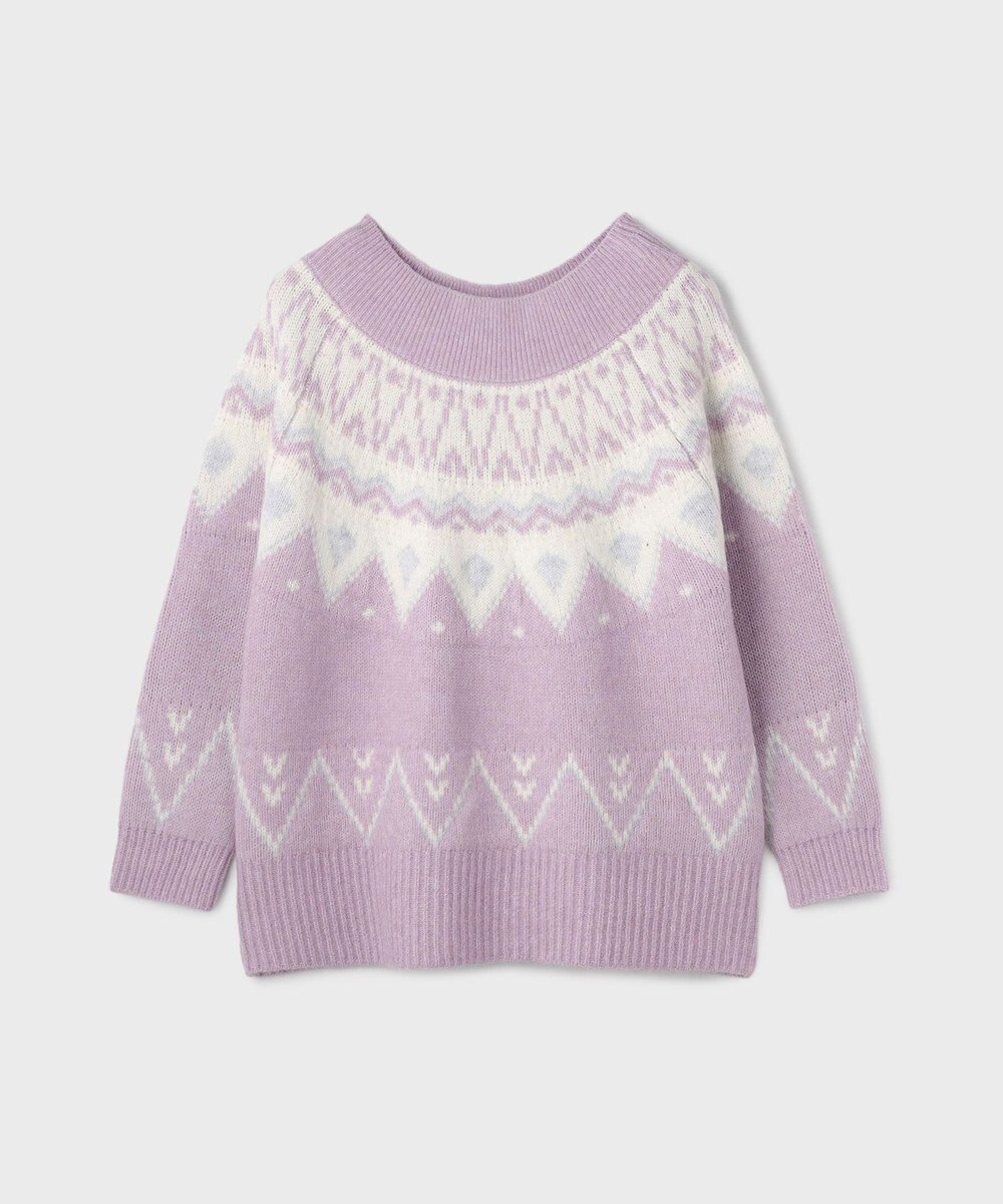 GRACE CONTINENTAL フェアアイルニットトップ 