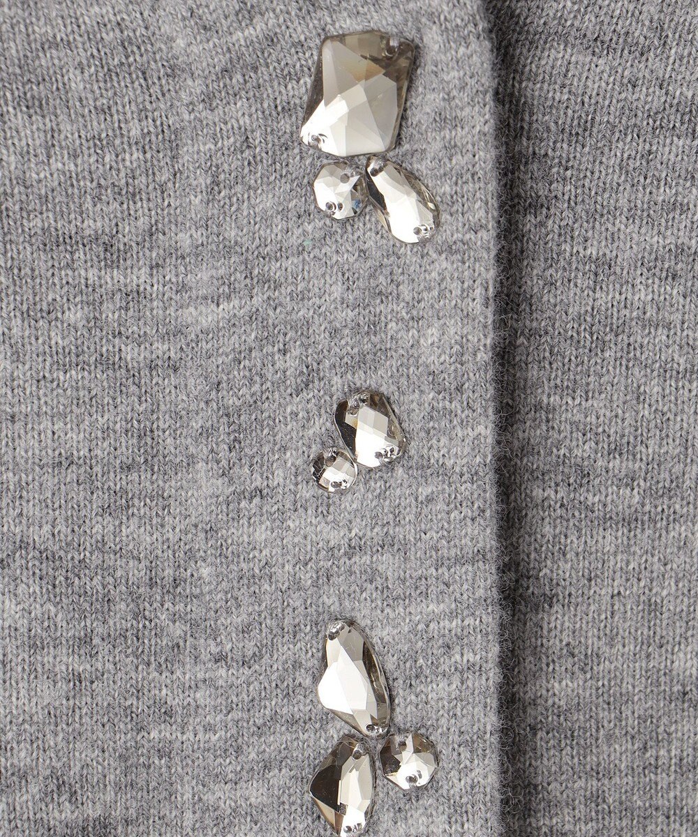 ICB 【洗える】 ジュエルニットカーディガン 