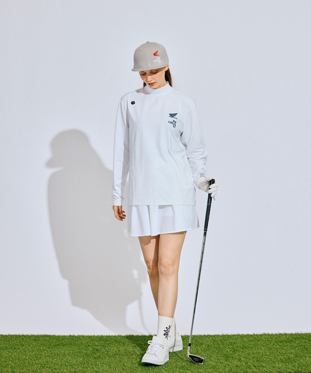 PW CIRCULUS 〈Hondaコラボ〉【UNISEX】 モックネックT ゴルフ 