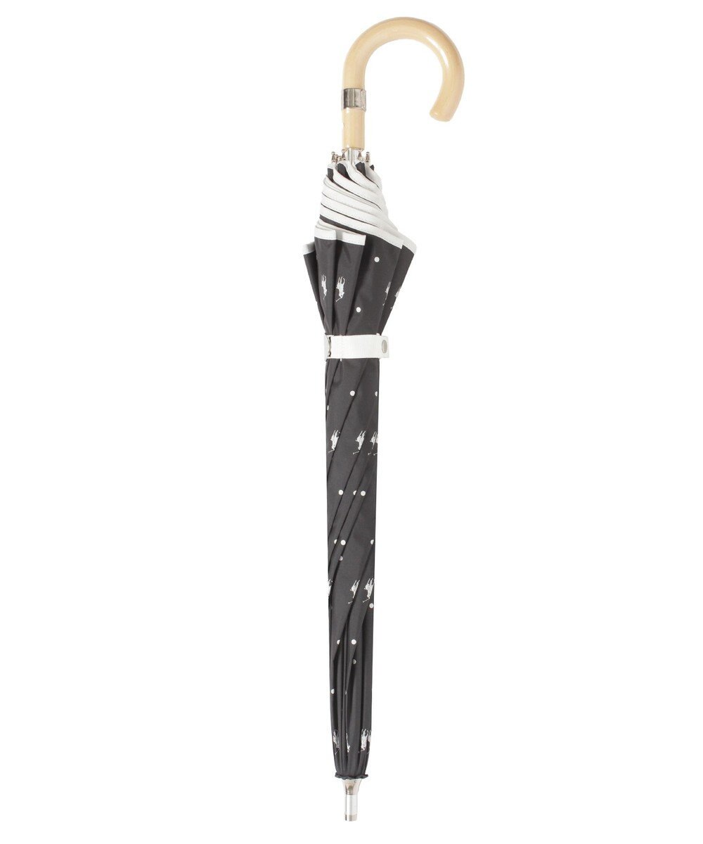 MOONBAT POLO RALPH LAUREN（ポロ ラルフローレン）晴雨兼用日傘 ドット 長傘 遮光率100％ 遮熱 UV 