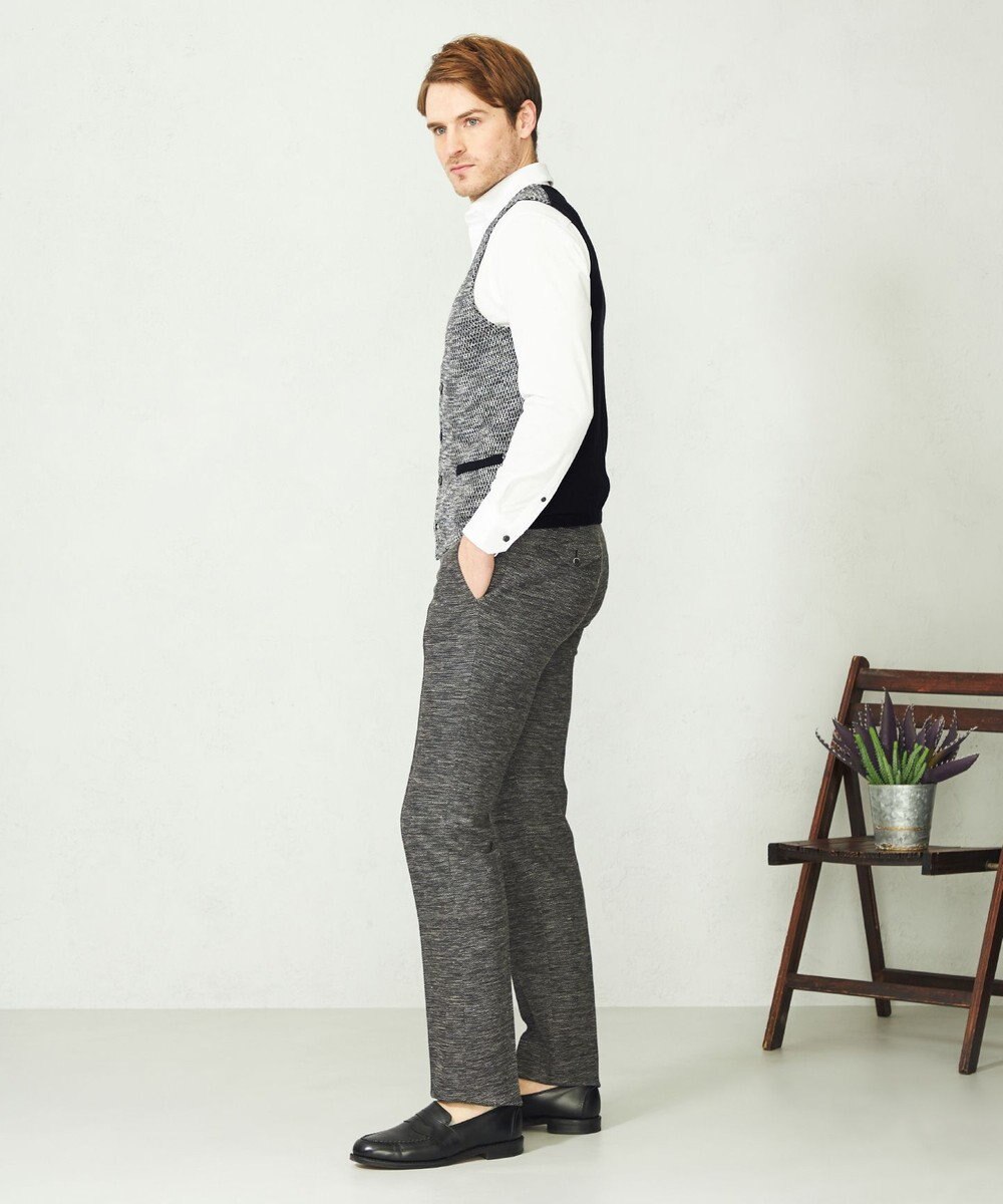 JOSEPH ABBOUD 【キングサイズ・清涼感/軽い/洗える】 スラブギマニットベスト 