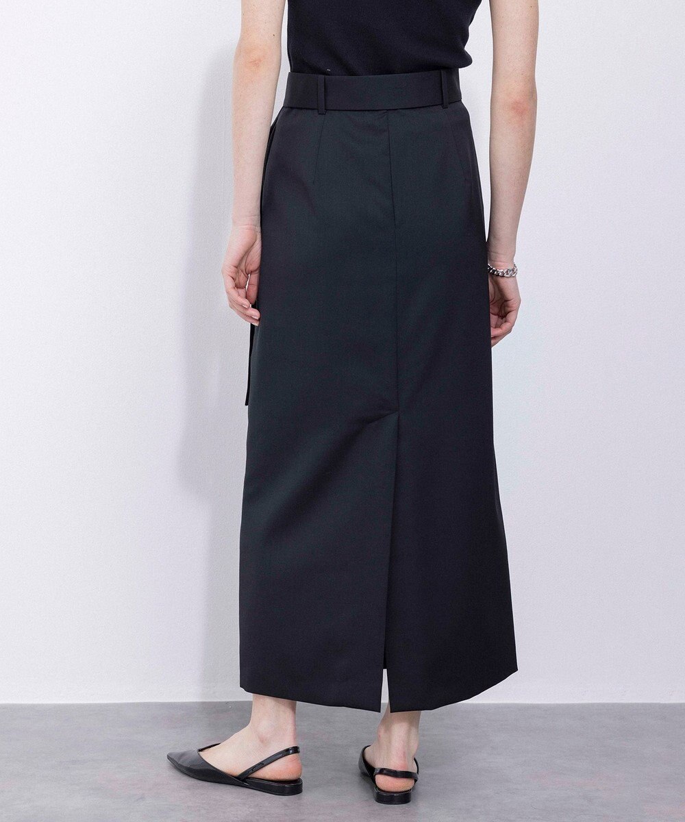 NAVE 【Nave・セットアップ可】ウールポリエステルツイルスカート 