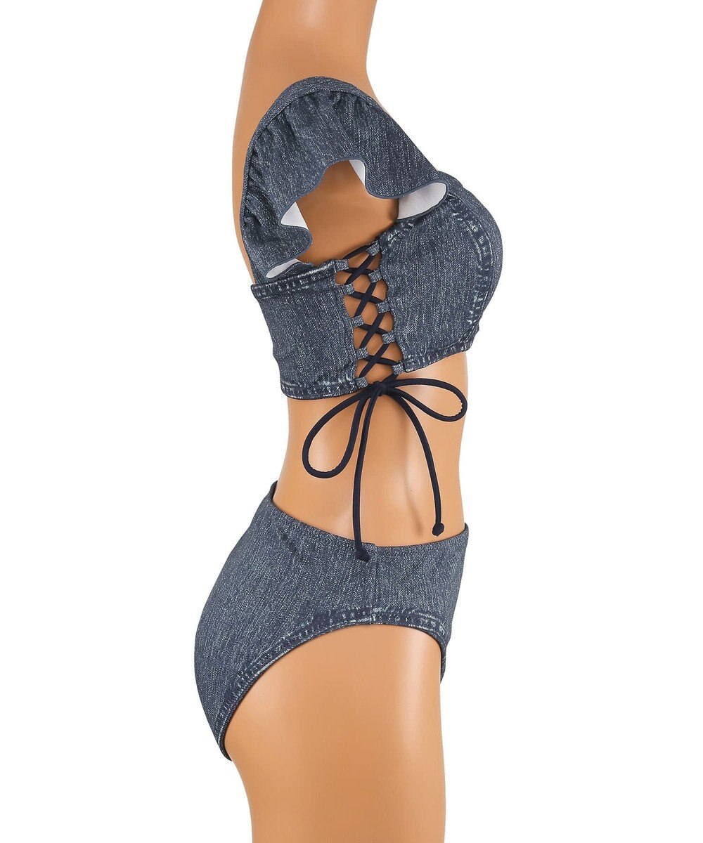 San-ai Resort（三愛水着楽園） ショルダーフリルノンワイヤービキニ 9M 　【San-ai Resort（サンアイリゾート）】 