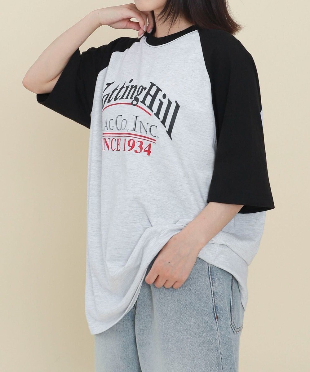 WEGO レタリングラグランT 