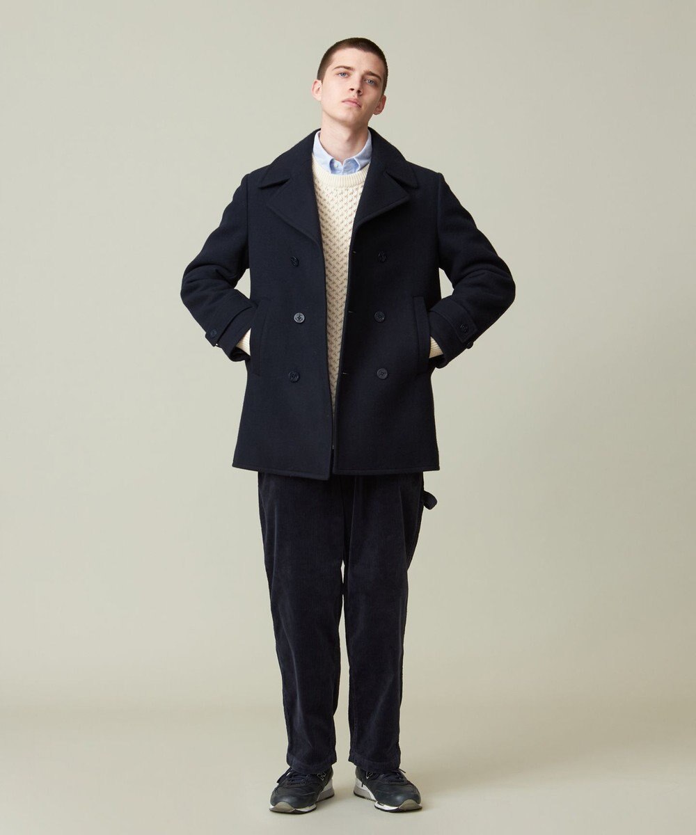 J.PRESS YORK STREET 【UNISEX】メルトン Pコート 