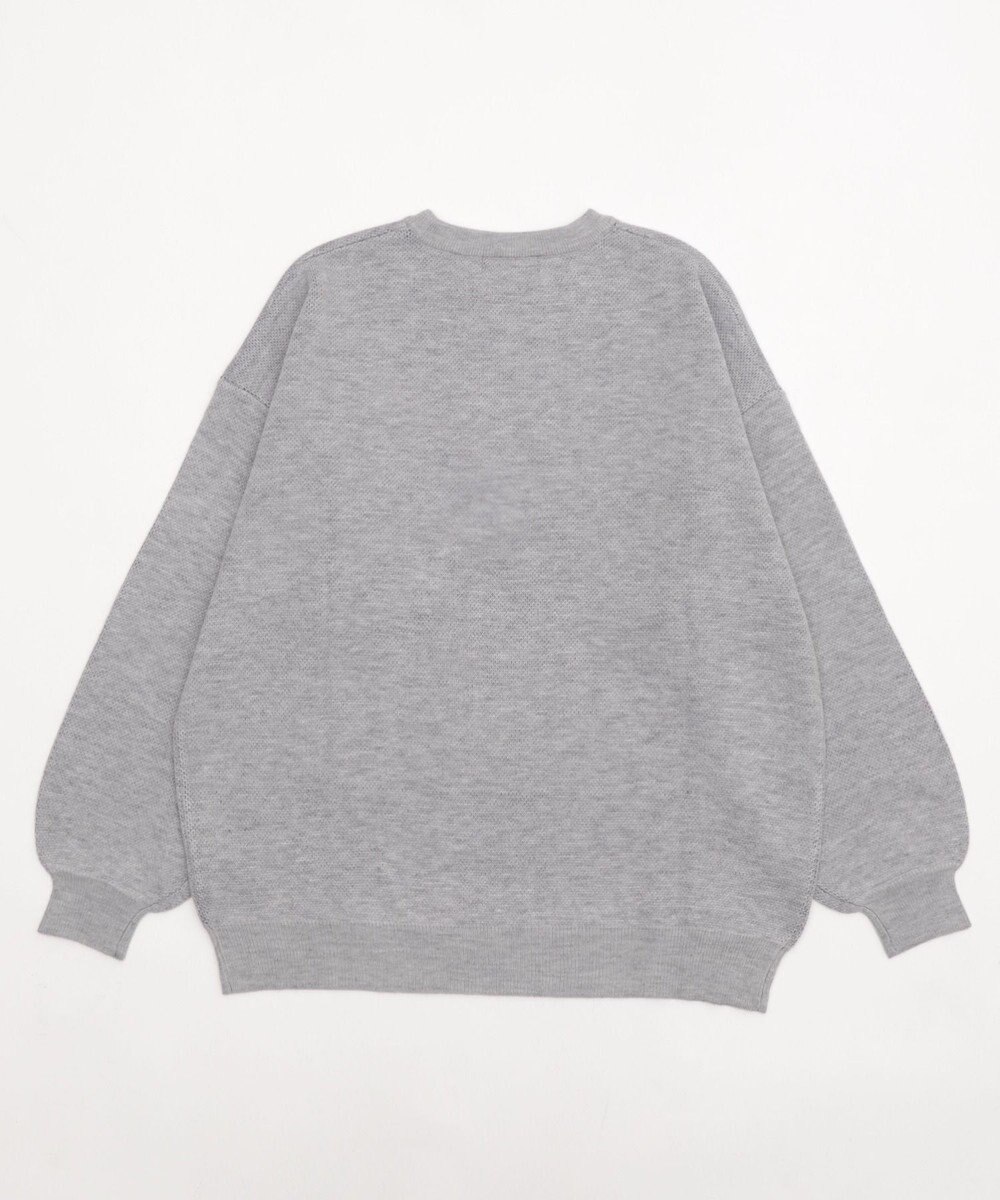 WEGO 【洗える】グラフィックニットBIGプルオーバー 
