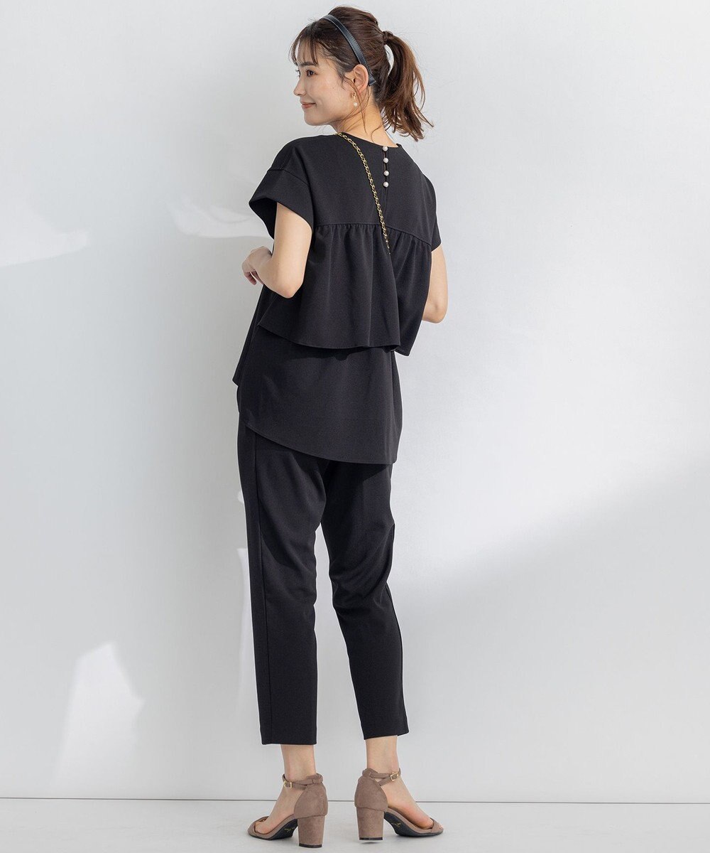 組曲 【吸湿・冷感・UVケア】スタイルアップジャージー パンツ 