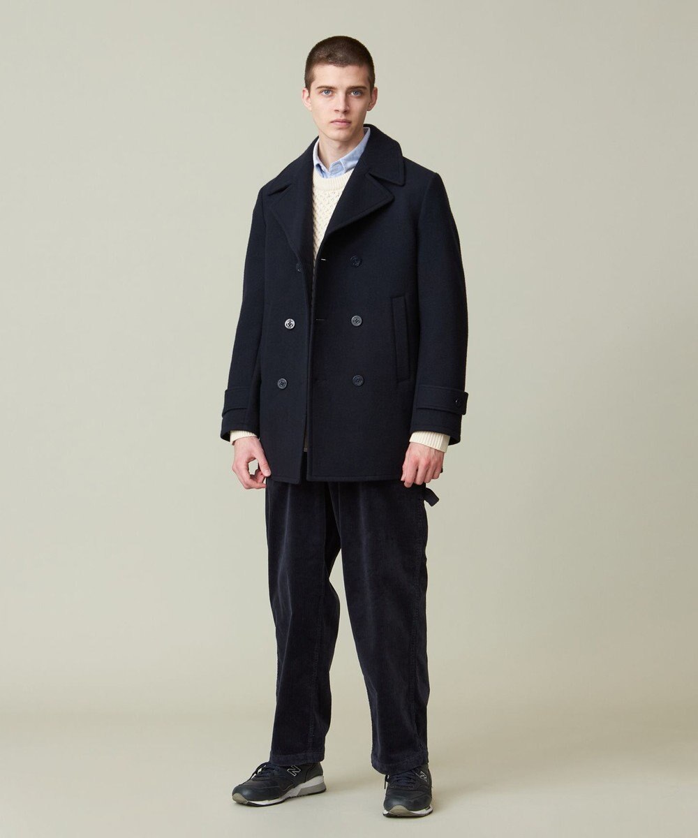 J.PRESS YORK STREET 【UNISEX】メルトン Pコート 