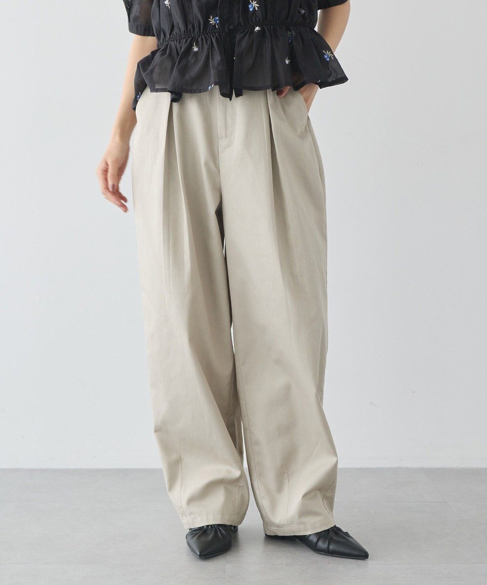 earth music&ecology チノタックパンツ 