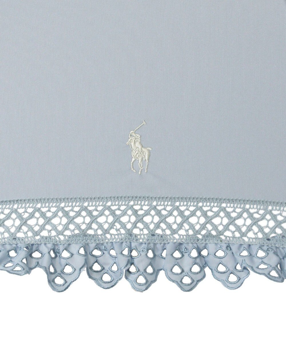 MOONBAT 【遮光/晴雨兼用日傘】POLO RALPH LAUREN(ポロ ラルフローレン) エンブフリル 折りたたみ傘 楽折 遮熱 UV 