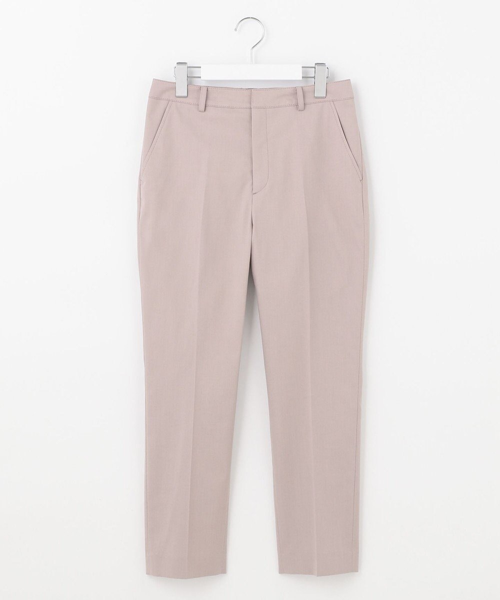 J.PRESS LADIES 【洗える・撥水・防汚】コットンFITTYシャーク テーパード パンツ 