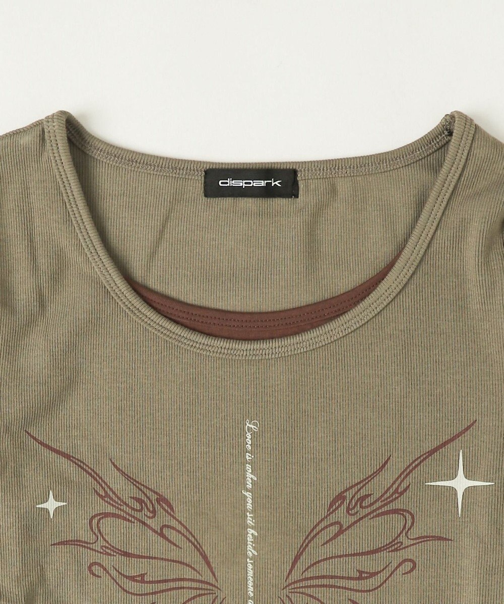 WEGO レイヤードグラフィックTOP 