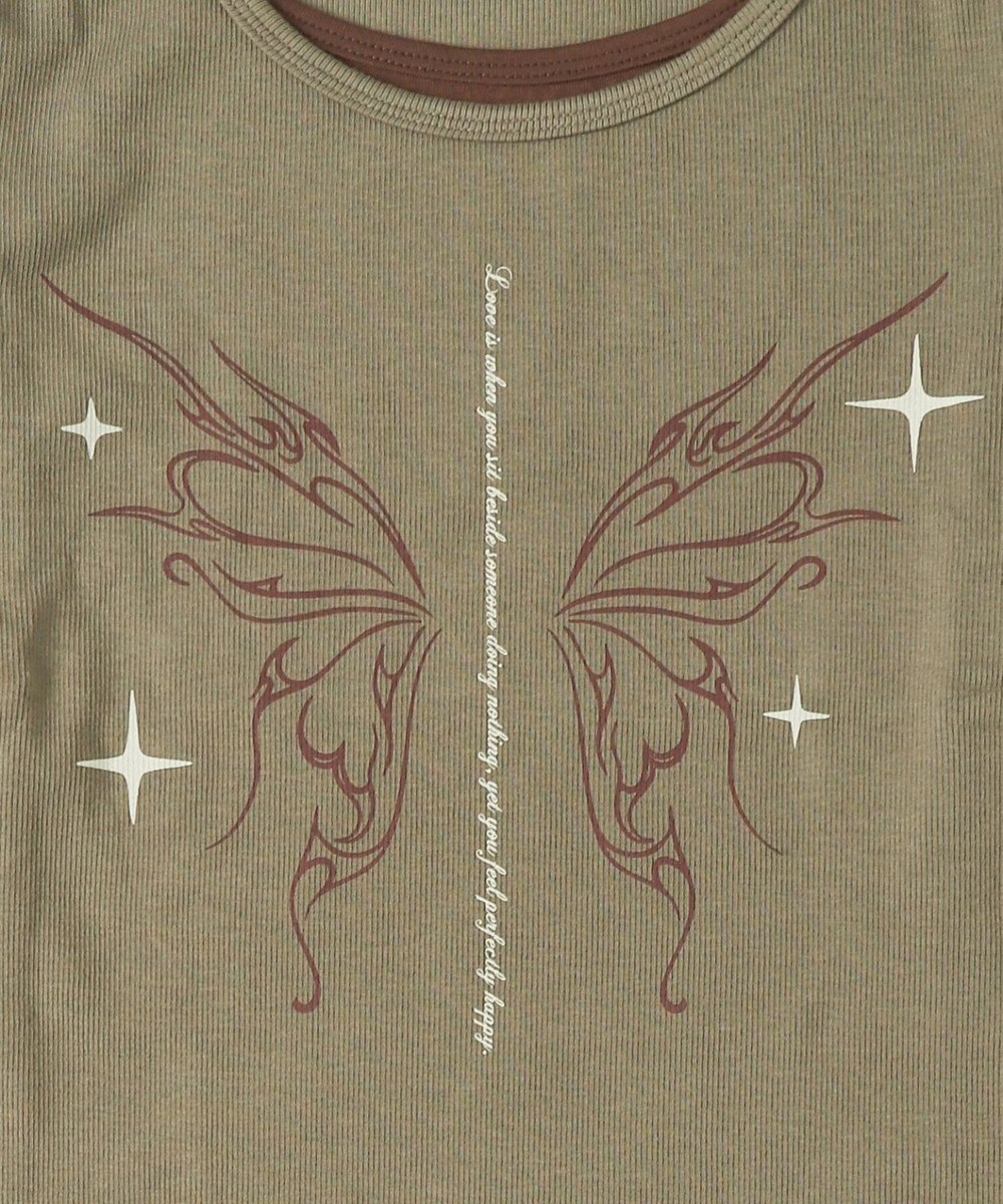 WEGO レイヤードグラフィックTOP 