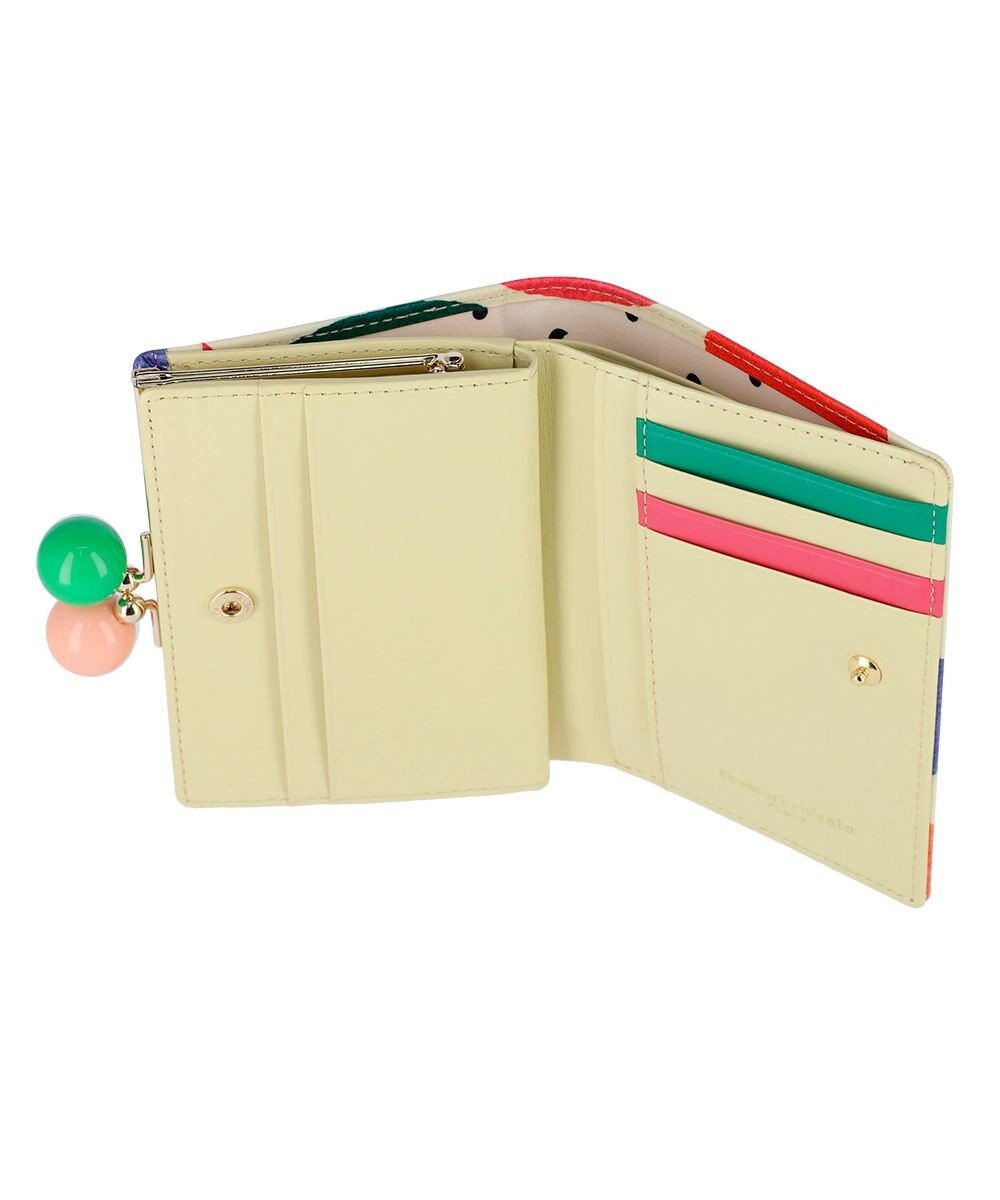 tsumori chisato CARRY カラフルズームドット ２つ折り財布 がま口 