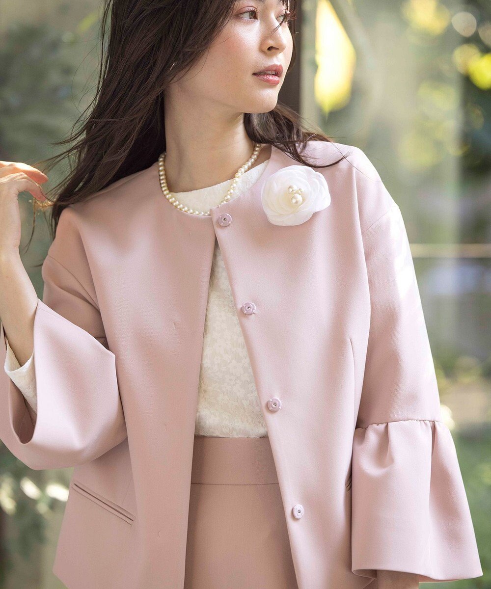 組曲 S 【KUMIKYOKU NAVY】コンフォータブルドレープ ジャケット 