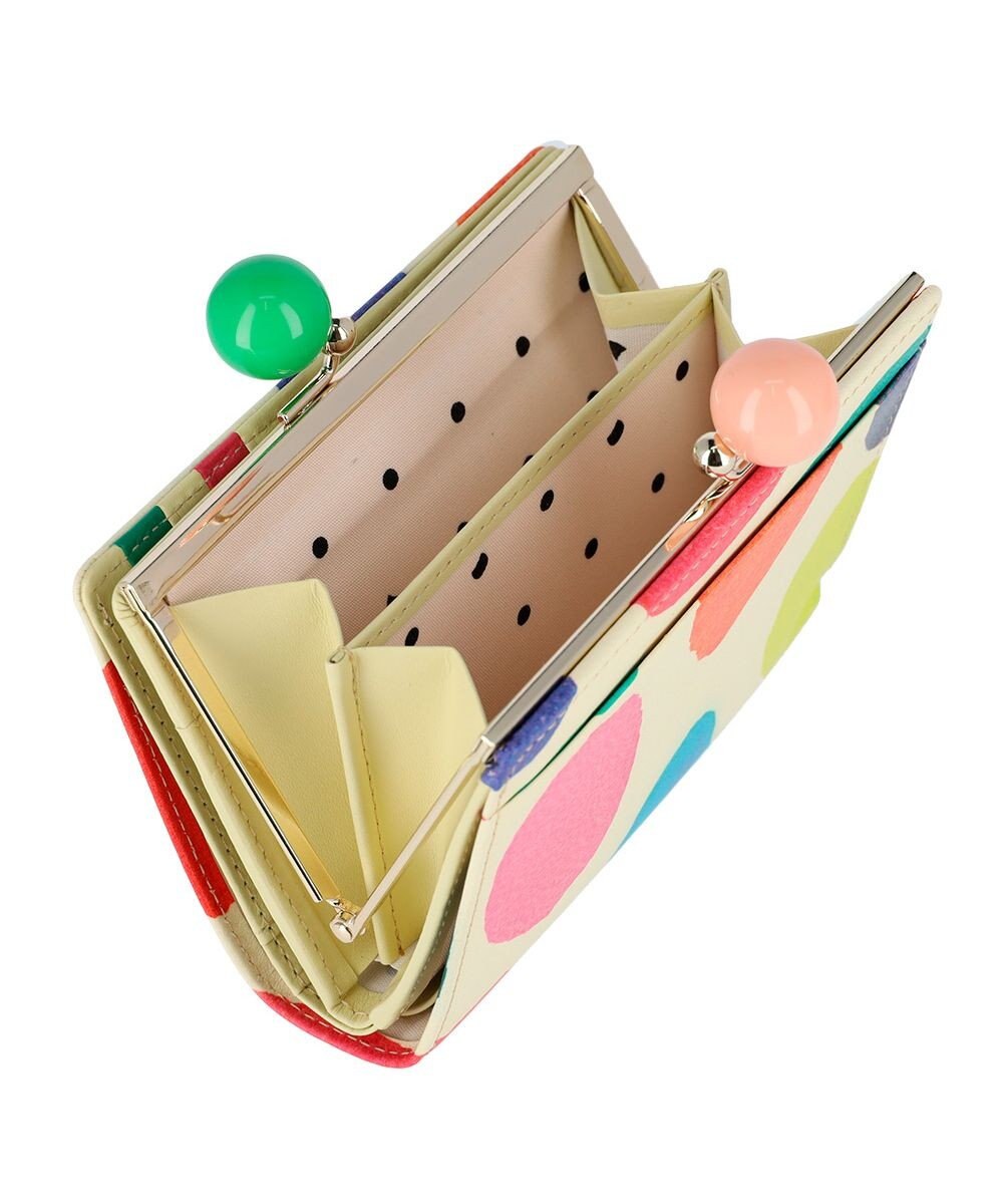 tsumori chisato CARRY カラフルズームドット ２つ折り財布 がま口 
