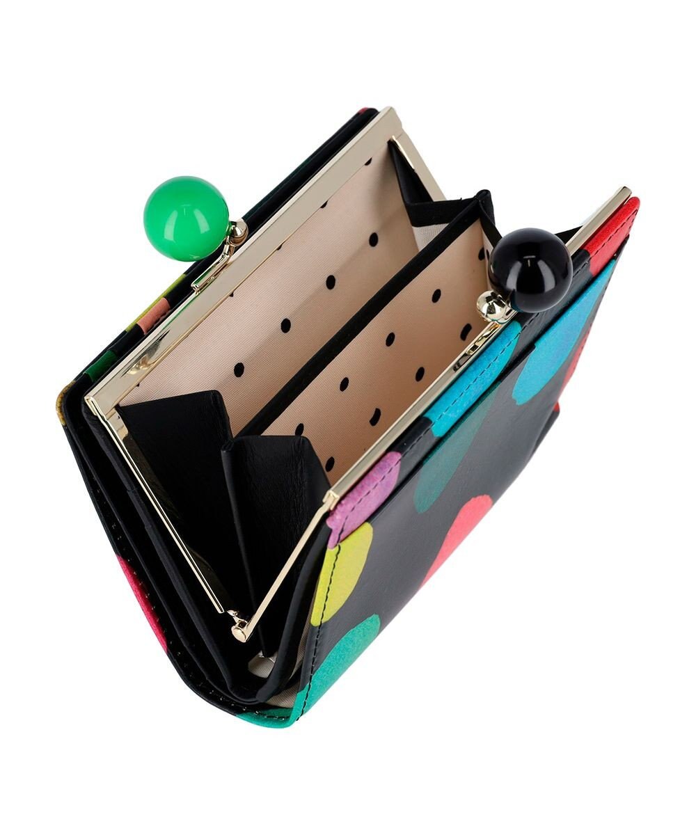 tsumori chisato CARRY カラフルズームドット ２つ折り財布 がま口 