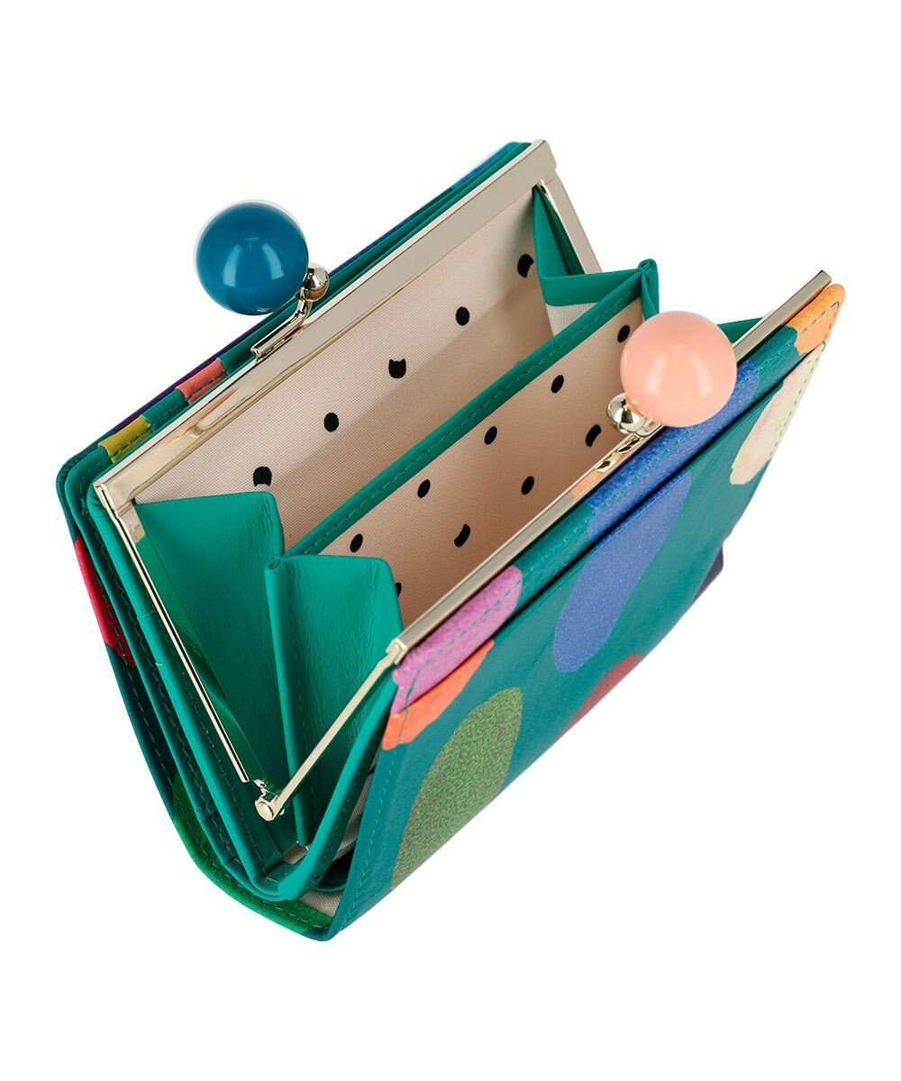 tsumori chisato CARRY カラフルズームドット ２つ折り財布 がま口 