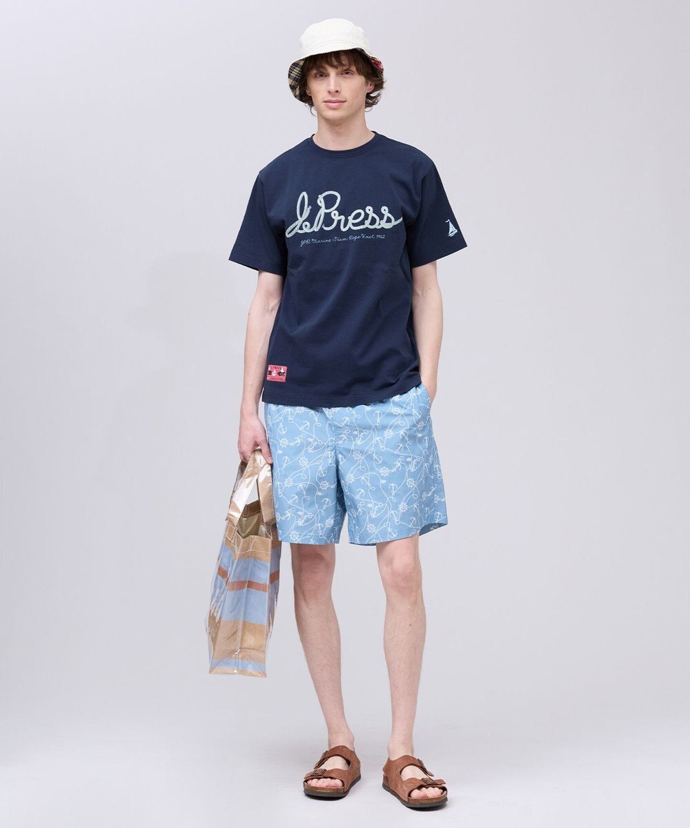 J.PRESS MEN 【NYUZELESS】プリントグラフィック Ｔシャツ 