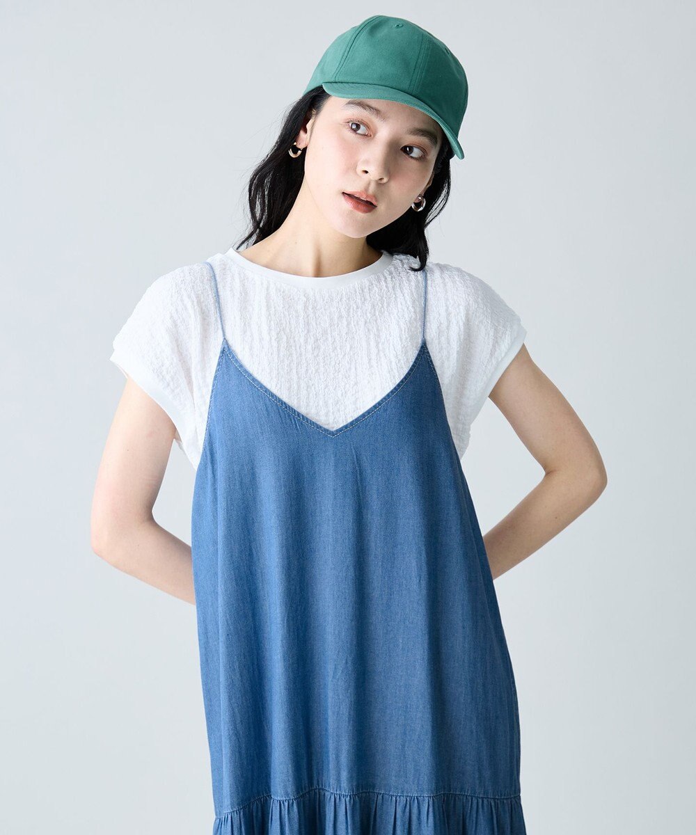 ANY L レースフレンチスリーブプルオーバー 