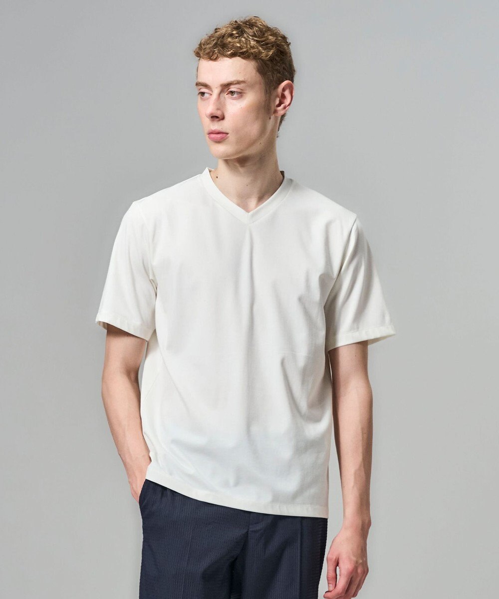 JOSEPH HOMME 新色追加【機能素材】ハイゲージベアスムース　VネックＴシャツ 