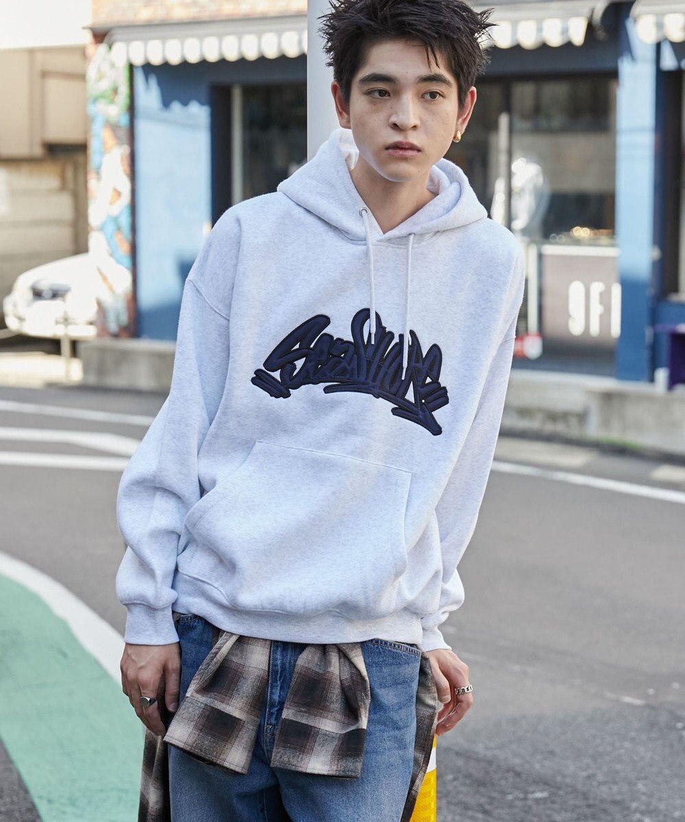 WEGO ワッペンロゴパーカー 