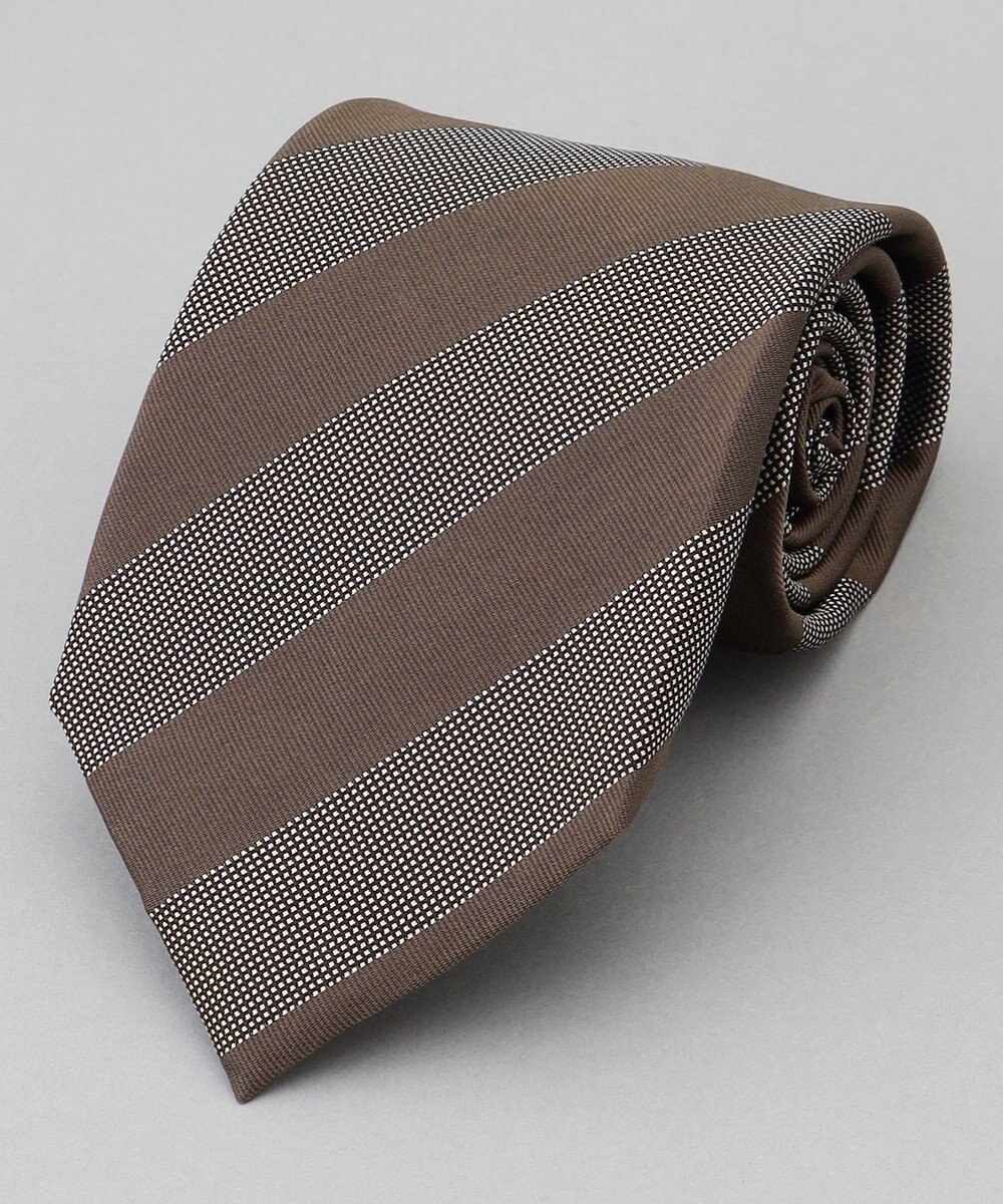 GOTAIRIKU  GOTAIRIKU別注【日本製】シルク ネクタイ_レジメンタル柄 