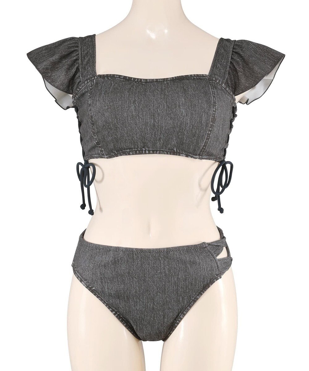 San-ai Resort（三愛水着楽園） ショルダーフリルノンワイヤービキニ 9M 　【San-ai Resort（サンアイリゾート）】 