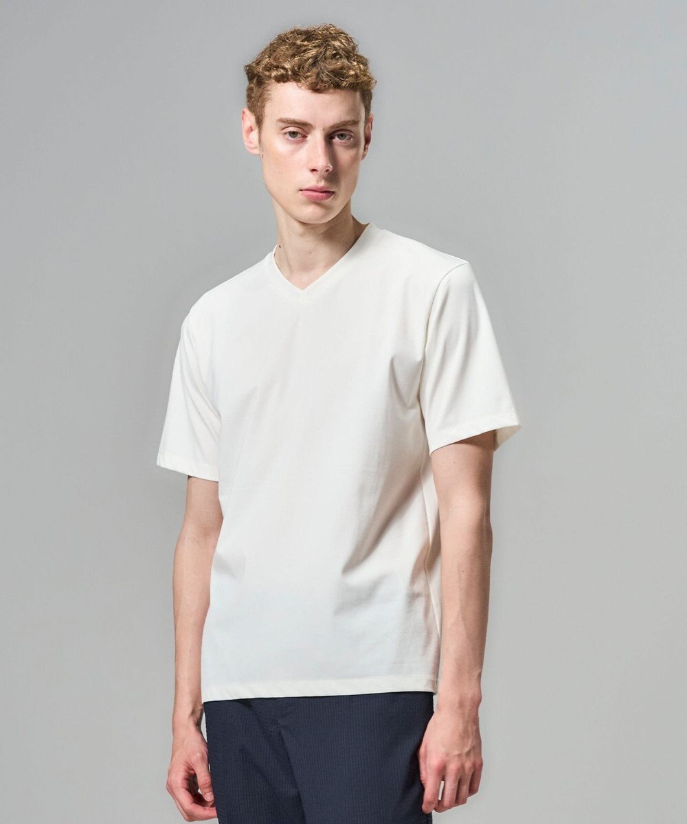 JOSEPH HOMME 新色追加【機能素材】ハイゲージベアスムース　VネックＴシャツ 