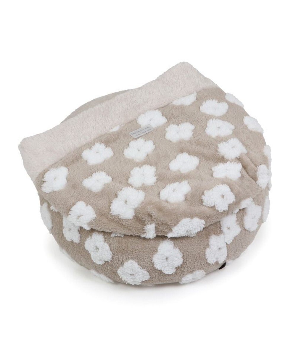 PET PARADISE ペットパラダイス ボア寝袋 丸型 《お花柄》S 径50cm  超小型犬 