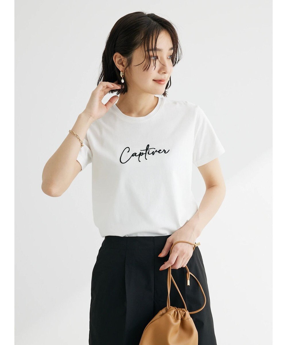 Green Parks ・Ｐｅｔｉｔ　Ｆｌｅｕｒ　ロゴ刺繍Ｔシャツ 