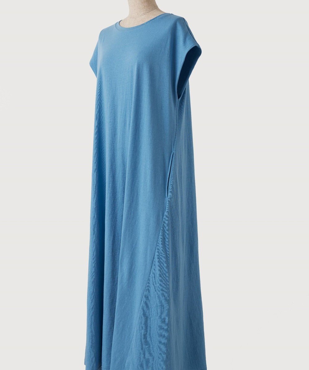 TOQUE 〈大草直子さんアドバイザー〉【天然素材】タンギスコットン天竺 ワンピース 