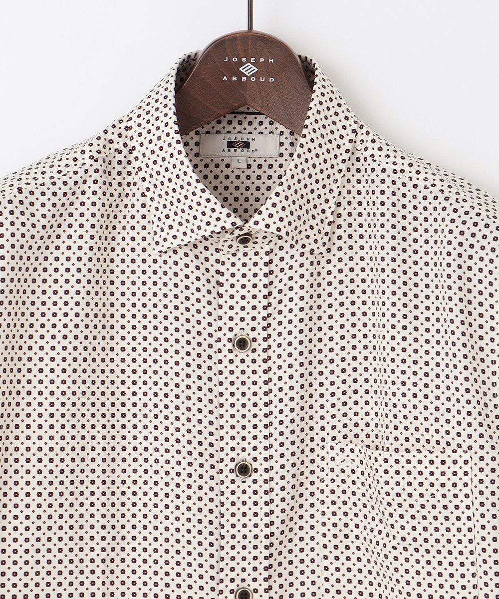 JOSEPH ABBOUD 【サスティナブル素材】小紋プリント シャツ 