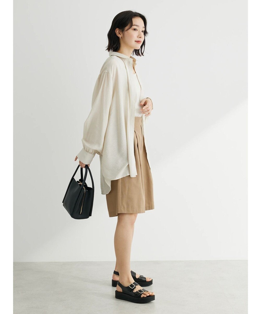 Green Parks 綿麻混ハーフパンツ 