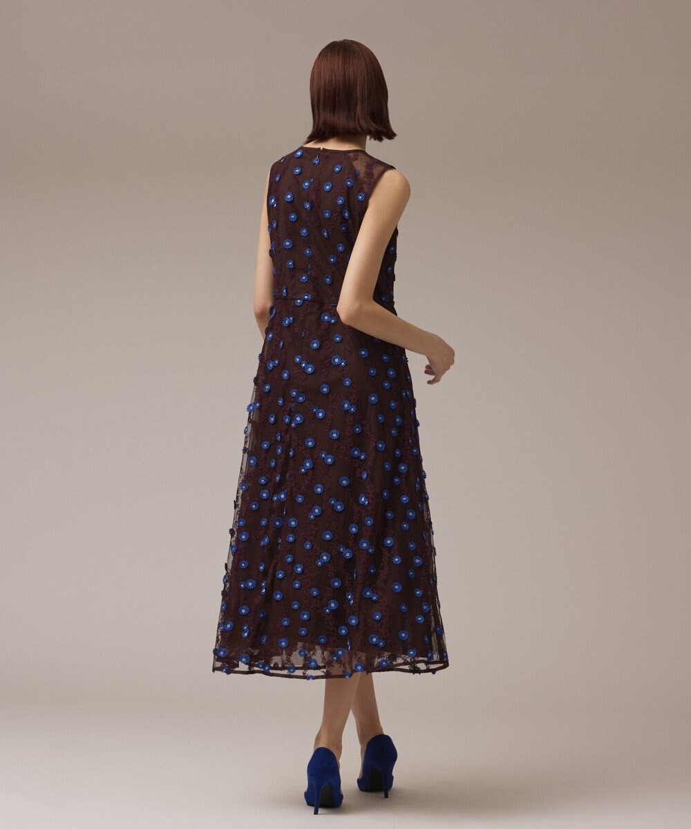 GRACE CONTINENTAL バイカラーレースワンピース 