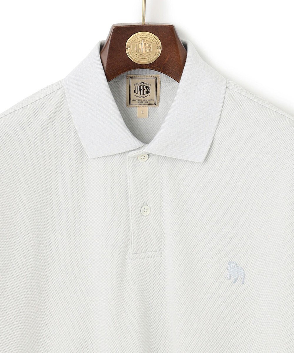 J.PRESS MEN 【大人気】アメリカンコットン鹿の子 バックブルポロシャツ 